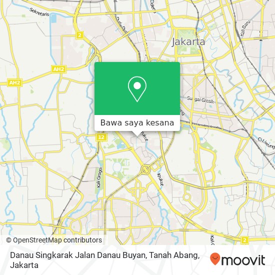 Peta Danau Singkarak Jalan Danau Buyan, Tanah Abang