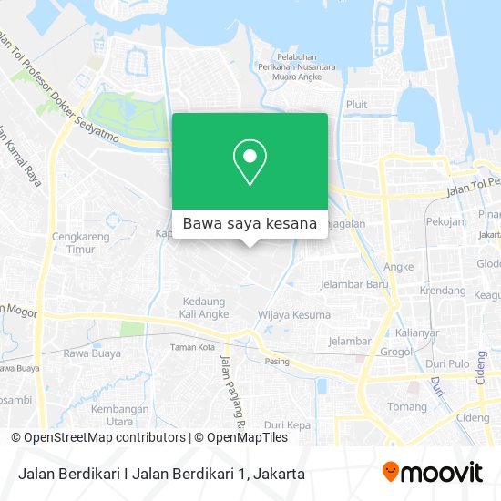 Peta Jalan Berdikari I Jalan Berdikari 1