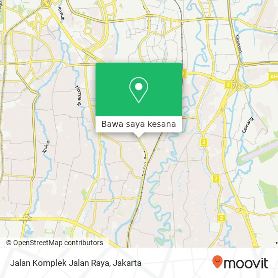 Peta Jalan Komplek Jalan Raya