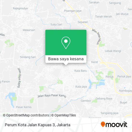 Peta Perum Kota Jalan Kapuas 3