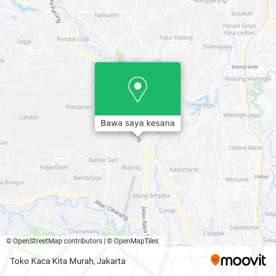 Peta Toko Kaca Kita Murah