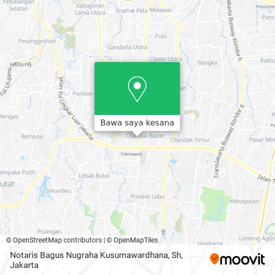 Peta Notaris Bagus Nugraha Kusumawardhana, Sh