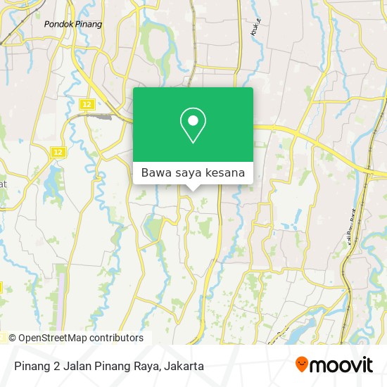 Peta Pinang 2 Jalan Pinang Raya