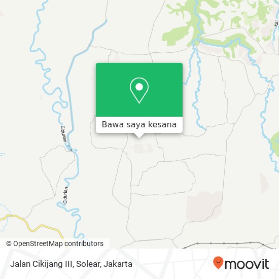 Peta Jalan Cikijang III, Solear