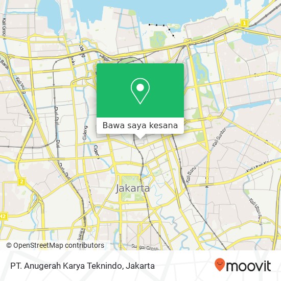 Peta PT. Anugerah Karya Teknindo