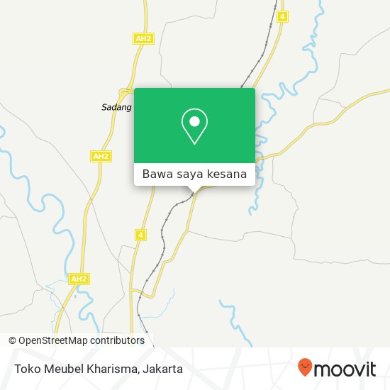 Peta Toko Meubel Kharisma, Jalan Ipik Gandamanah