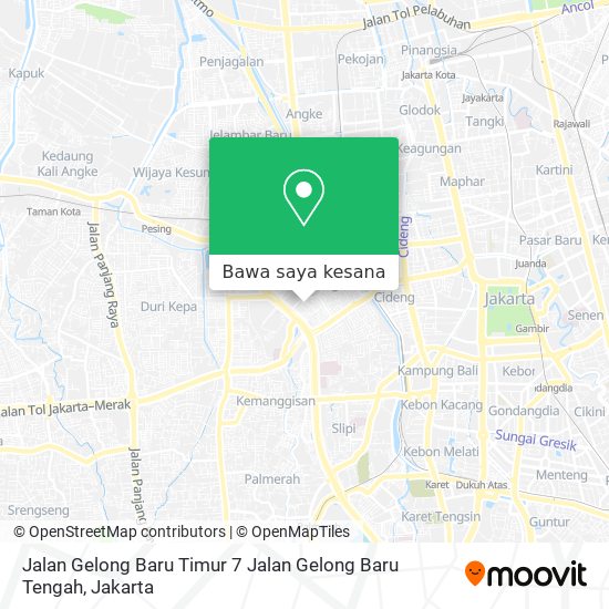 Peta Jalan Gelong Baru Timur 7 Jalan Gelong Baru Tengah