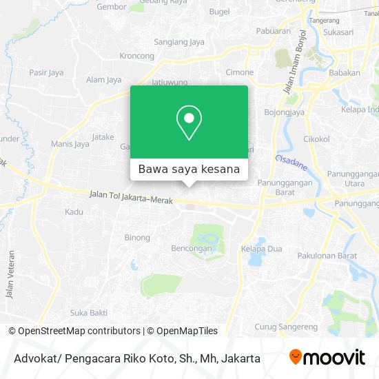 Peta Advokat/ Pengacara Riko Koto, Sh., Mh