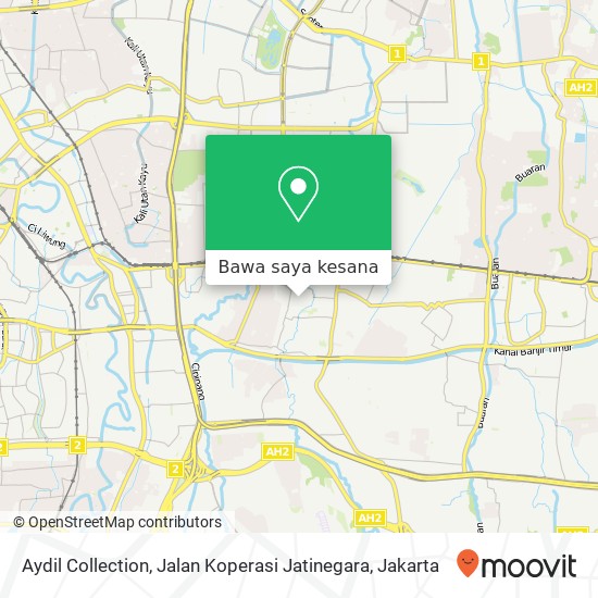 Peta Aydil Collection, Jalan Koperasi Jatinegara