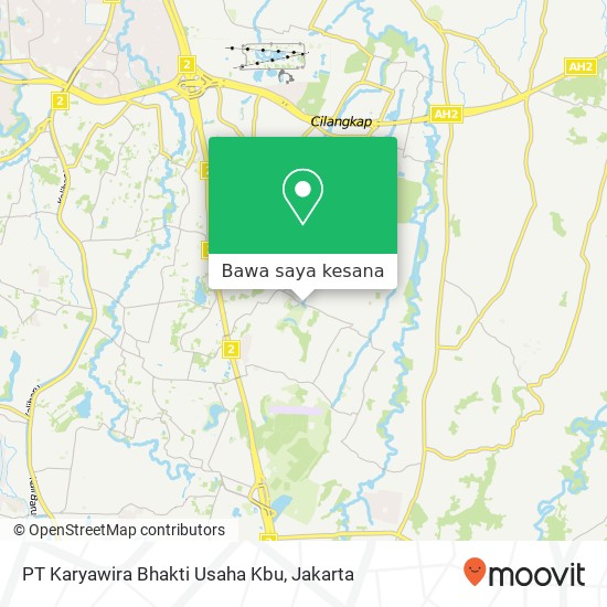 Peta PT Karyawira Bhakti Usaha Kbu