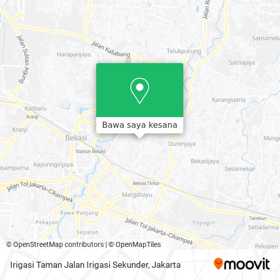 Peta Irigasi Taman Jalan Irigasi Sekunder