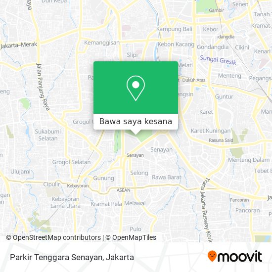 Peta Parkir Tenggara Senayan