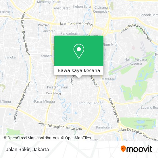 Peta Jalan Bakin