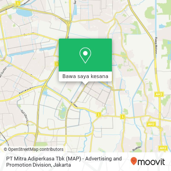 Peta PT Mitra Adiperkasa Tbk (MAP) - Advertising and Promotion Division