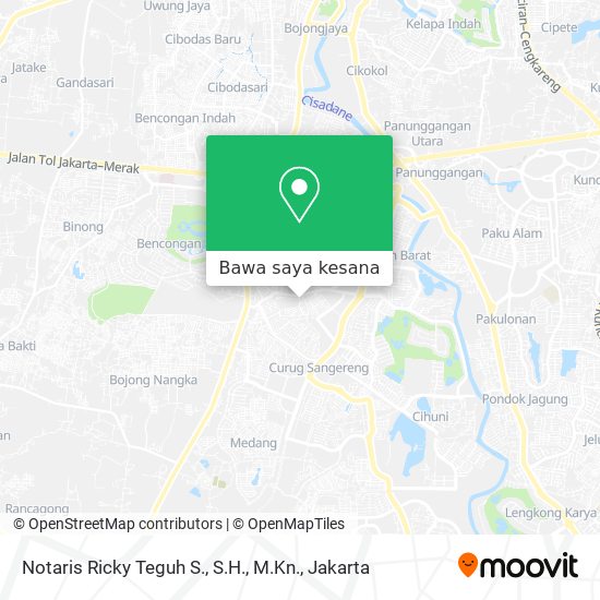 Peta Notaris Ricky Teguh S., S.H., M.Kn.
