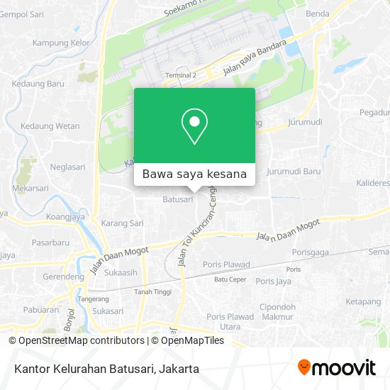 Peta Kantor Kelurahan Batusari