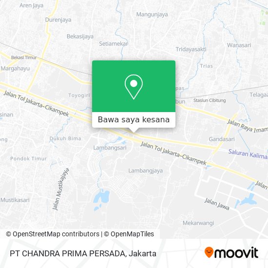 Peta PT CHANDRA PRIMA PERSADA