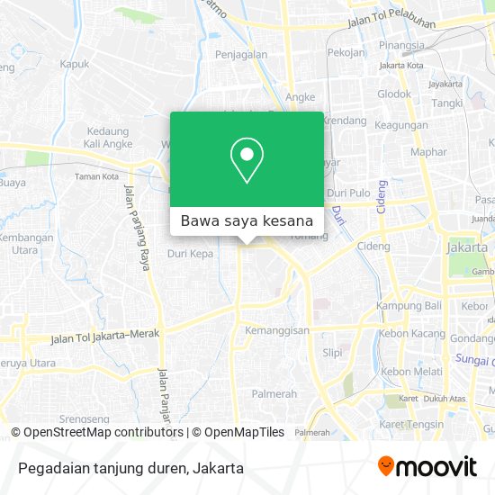 Peta Pegadaian tanjung duren