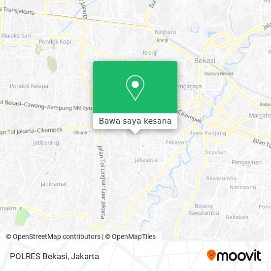 Peta POLRES Bekasi