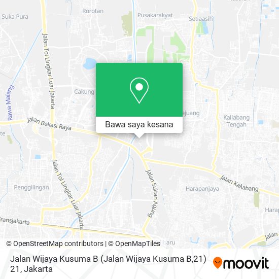 Peta Jalan Wijaya Kusuma B (Jalan Wijaya Kusuma B,21) 21