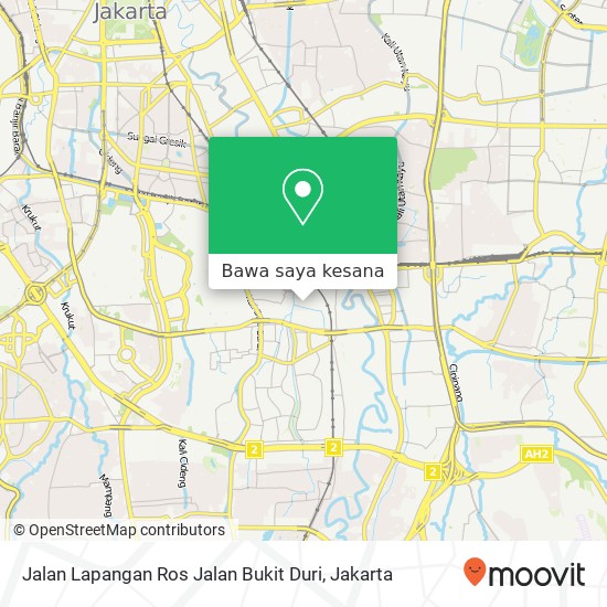 Peta Jalan Lapangan Ros Jalan Bukit Duri