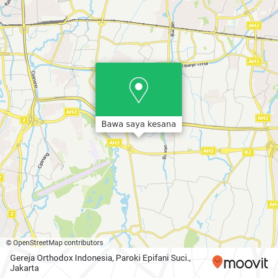 Peta Gereja Orthodox Indonesia, Paroki Epifani Suci.