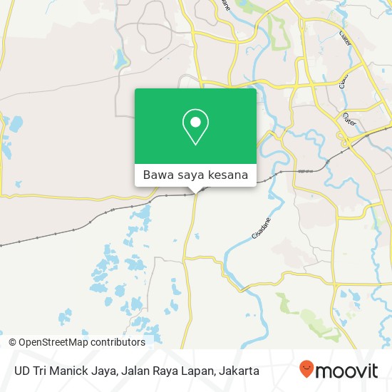 Peta UD Tri Manick Jaya, Jalan Raya Lapan