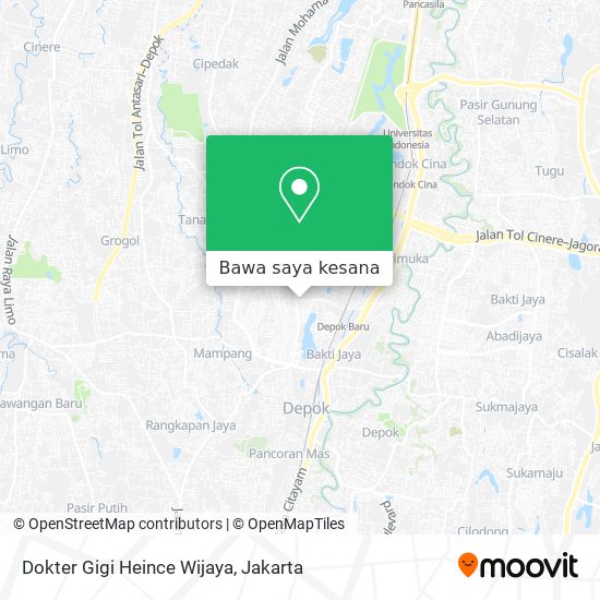 Peta Dokter Gigi Heince Wijaya