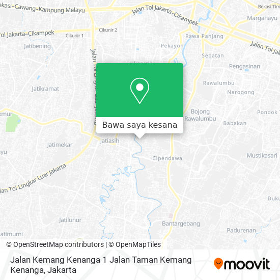 Peta Jalan Kemang Kenanga 1 Jalan Taman Kemang Kenanga