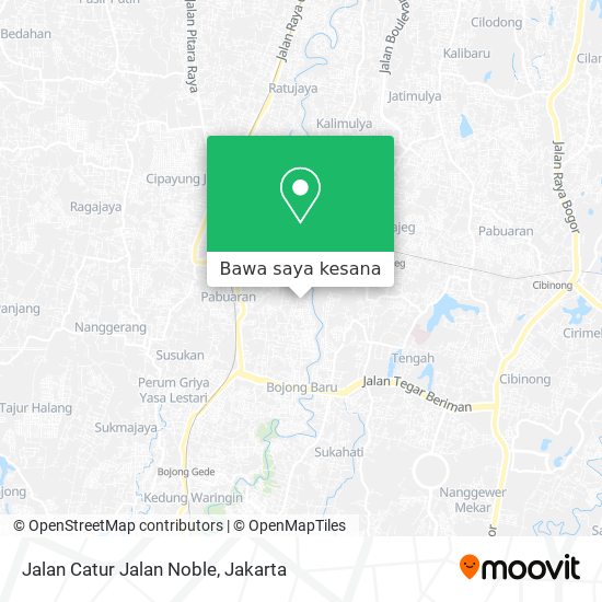 Peta Jalan Catur Jalan Noble