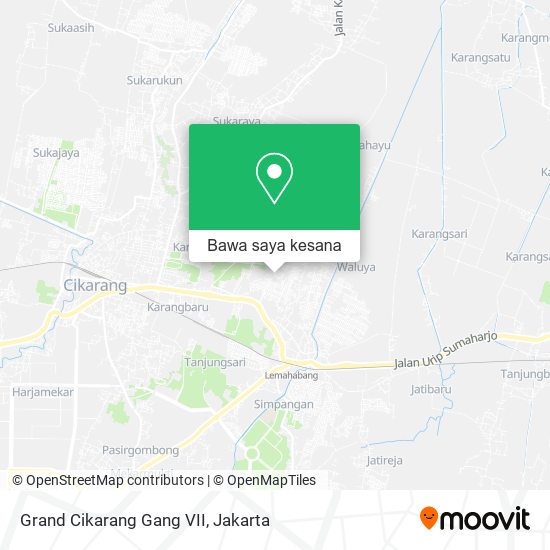 Peta Grand Cikarang Gang VII