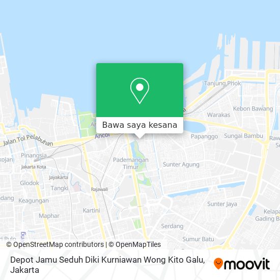 Peta Depot Jamu Seduh Diki Kurniawan Wong Kito Galu