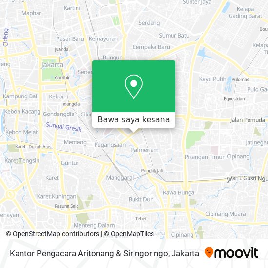 Peta Kantor Pengacara Aritonang & Siringoringo
