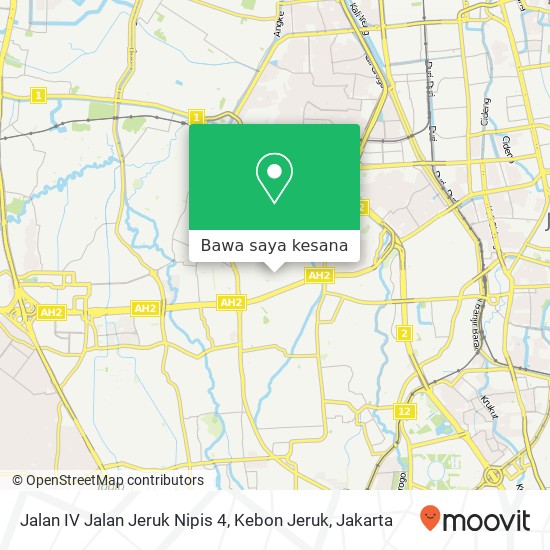 Peta Jalan IV Jalan Jeruk Nipis 4, Kebon Jeruk