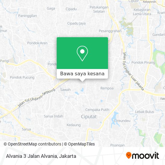 Peta Alvania 3 Jalan Alvania
