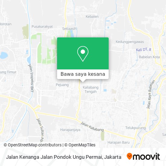 Peta Jalan Kenanga Jalan Pondok Ungu Permai