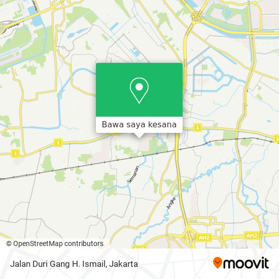Peta Jalan Duri Gang H. Ismail