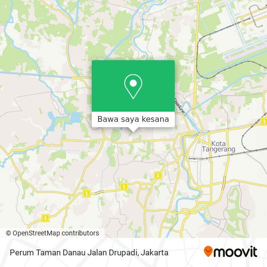 Peta Perum Taman Danau Jalan Drupadi