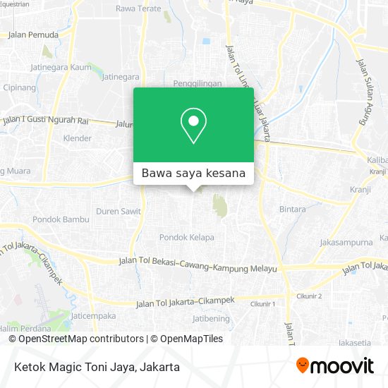 Peta Ketok Magic Toni Jaya