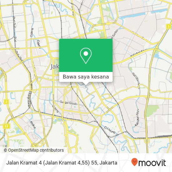 Peta Jalan Kramat 4 (Jalan Kramat 4,55) 55