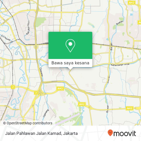 Peta Jalan Pahlawan Jalan Kamad