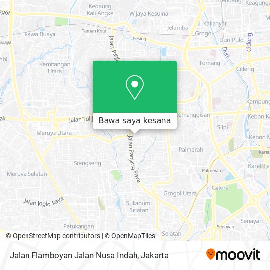 Peta Jalan Flamboyan Jalan Nusa Indah