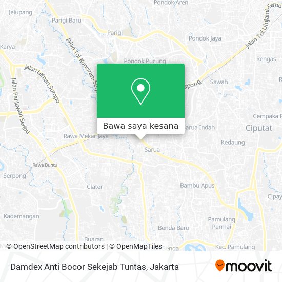 Peta Damdex Anti Bocor Sekejab Tuntas