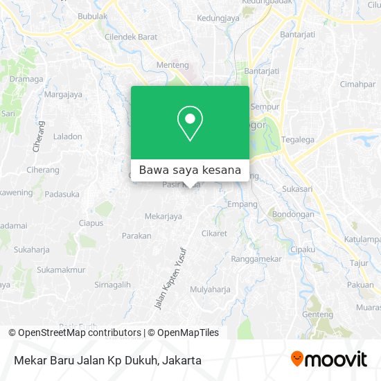 Peta Mekar Baru Jalan Kp Dukuh