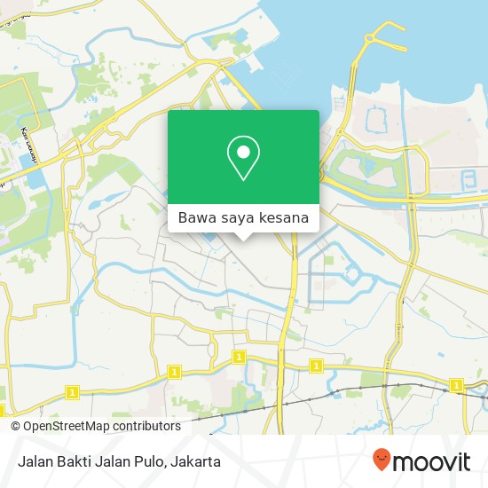 Peta Jalan Bakti Jalan Pulo