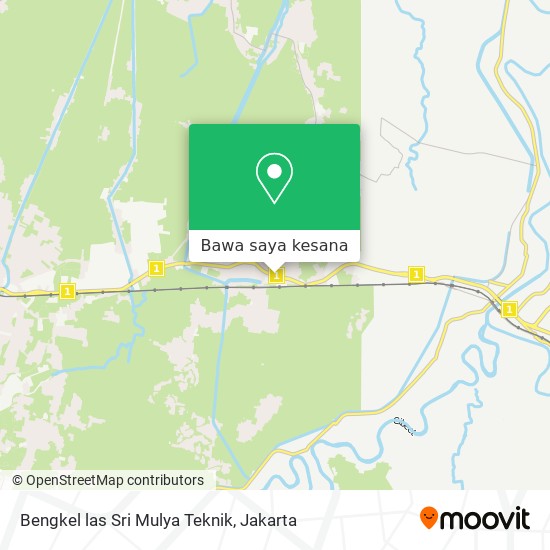 Peta Bengkel las Sri Mulya Teknik