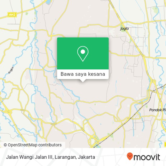 Peta Jalan Wangi Jalan III, Larangan