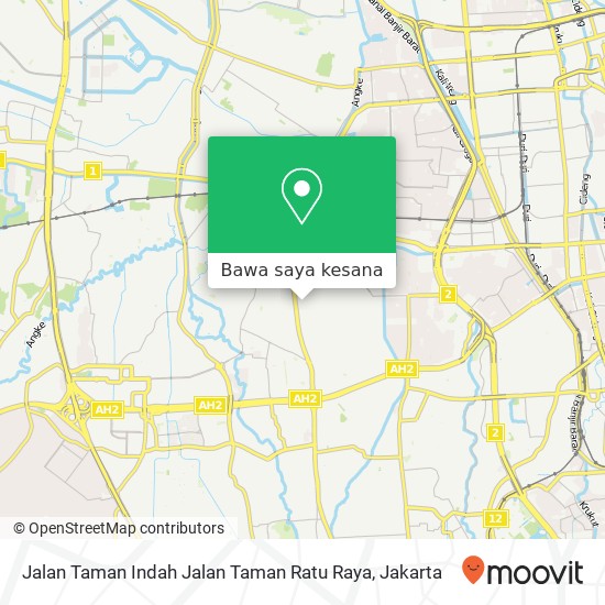 Peta Jalan Taman Indah Jalan Taman Ratu Raya