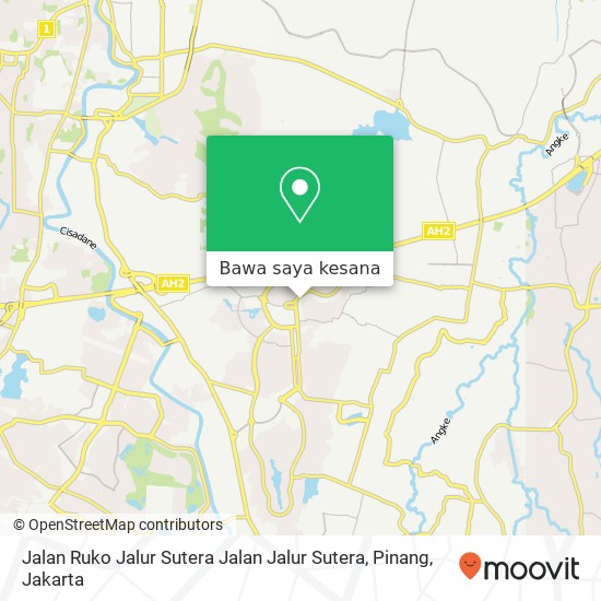 Peta Jalan Ruko Jalur Sutera Jalan Jalur Sutera, Pinang