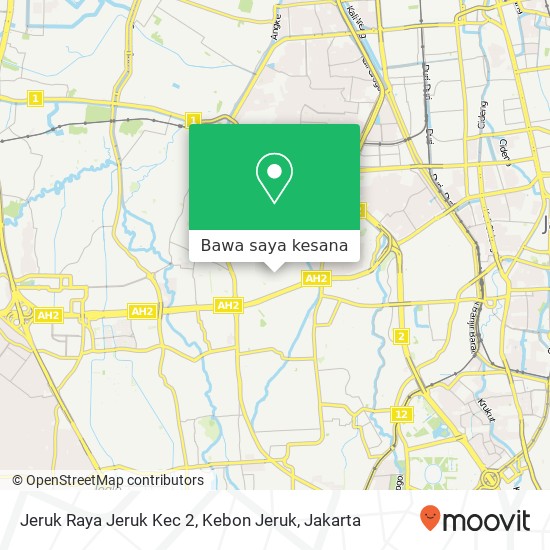 Peta Jeruk Raya Jeruk Kec 2, Kebon Jeruk